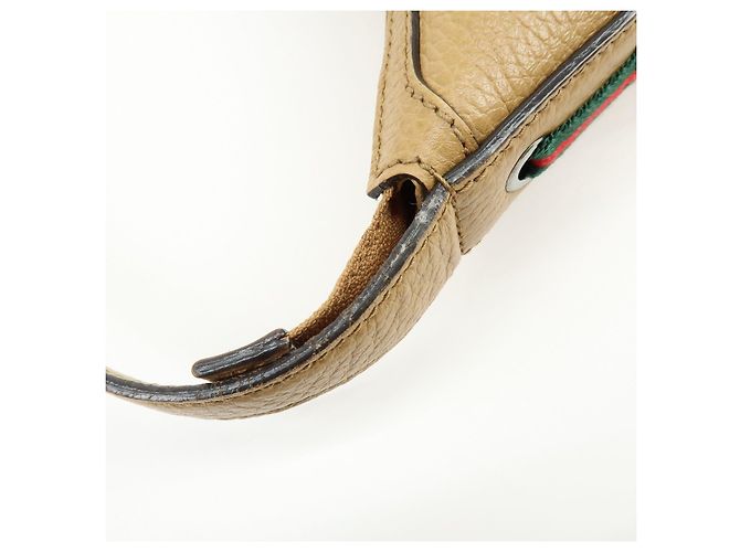 Borsa a tracolla e borsa a mano GUCCI Sherry in pelle Beige 293596 - vista 9