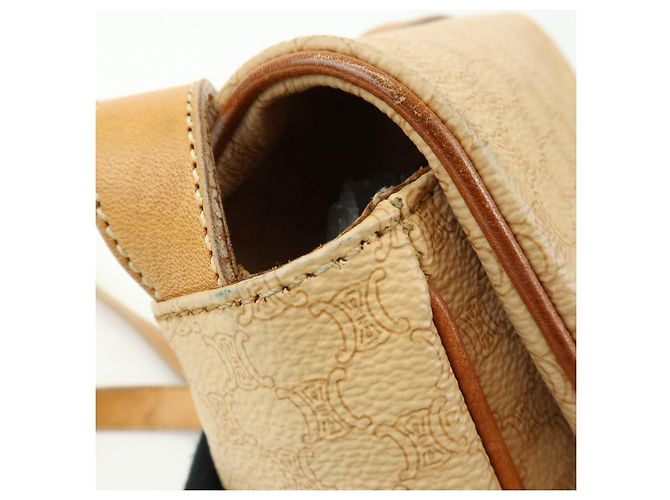 Céline Borsa a tracolla e borsa a spalla CELINE Macadam PVC Leather Beige Camel - vista 17