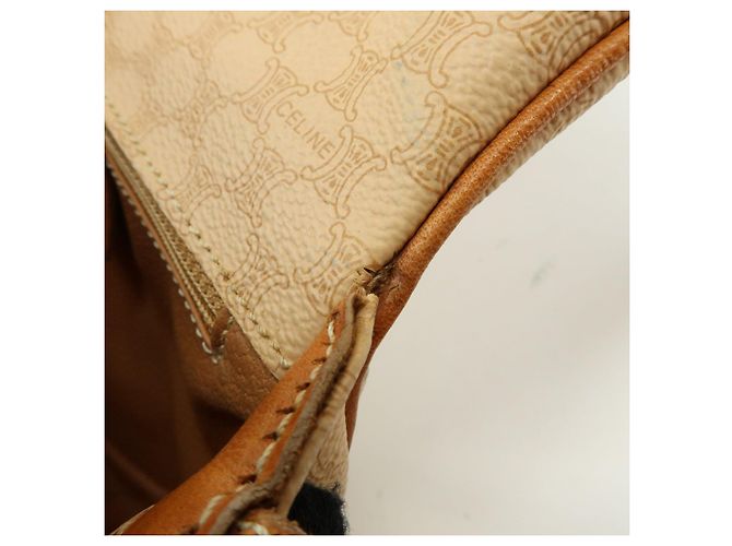 Céline Borsa a tracolla e borsa a spalla CELINE Macadam PVC Leather Beige Camel - vista 18