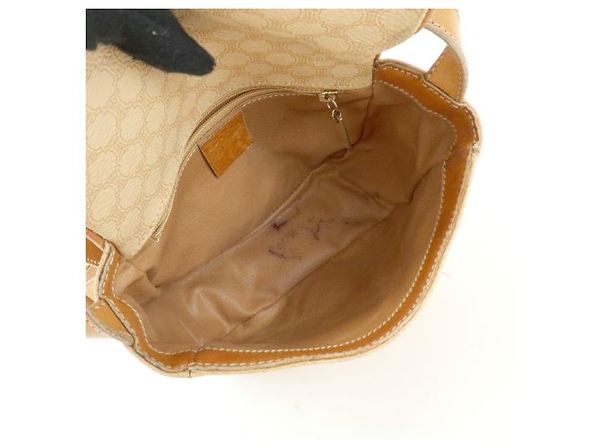 Céline Borsa a tracolla e borsa a spalla CELINE Macadam PVC Leather Beige Camel - vista 21