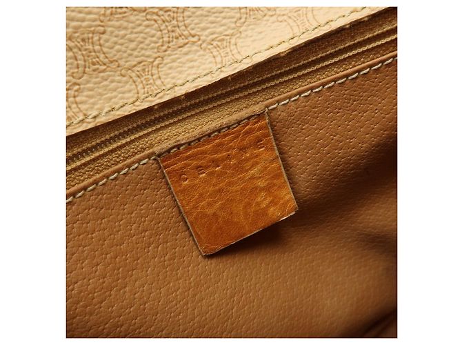 Céline Borsa a tracolla e borsa a spalla CELINE Macadam PVC Leather Beige Camel - vista 23