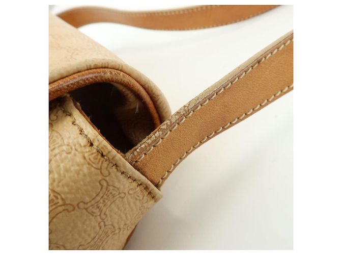 Céline Borsa a tracolla e borsa a spalla CELINE Macadam PVC Leather Beige Camel - vista 7