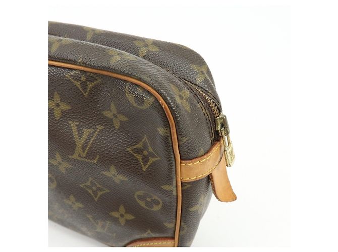Louis Vuitton Monogram Compiegne 28 Pouch Clutch Bag Brown M51845 - vista 14