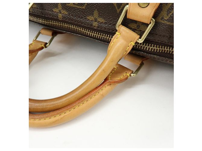 Louis Vuitton Monogram Speedy 40 Borsa a Mano Borsa Boston Marrone M41522 - vista 10