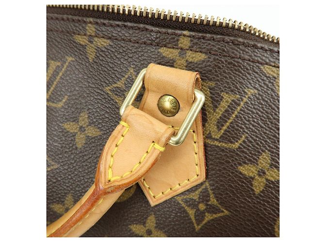 Louis Vuitton Monogram Speedy 40 Borsa a Mano Borsa Boston Marrone M41522 - vista 11
