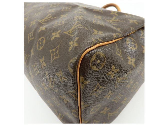 Louis Vuitton Monogram Speedy 40 Borsa a Mano Borsa Boston Marrone M41522 - vista 13
