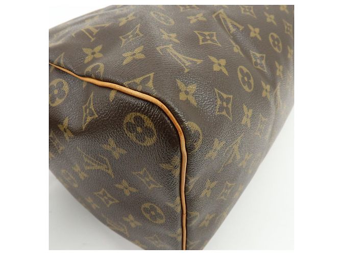 Louis Vuitton Monogram Speedy 40 Borsa a Mano Borsa Boston Marrone M41522 - vista 14