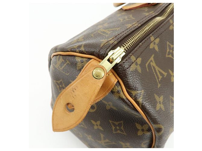 Louis Vuitton Monogram Speedy 40 Borsa a Mano Borsa Boston Marrone M41522 - vista 18