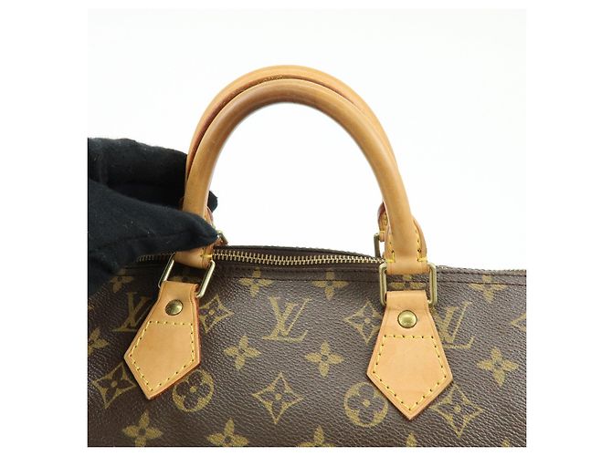 Louis Vuitton Monogram Speedy 40 Borsa a Mano Borsa Boston Marrone M41522 - vista 6