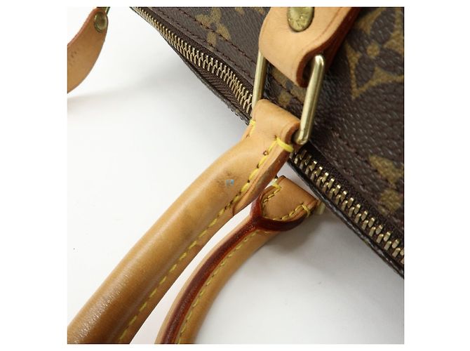 Louis Vuitton Monogram Speedy 40 Borsa a Mano Borsa Boston Marrone M41522 - vista 9