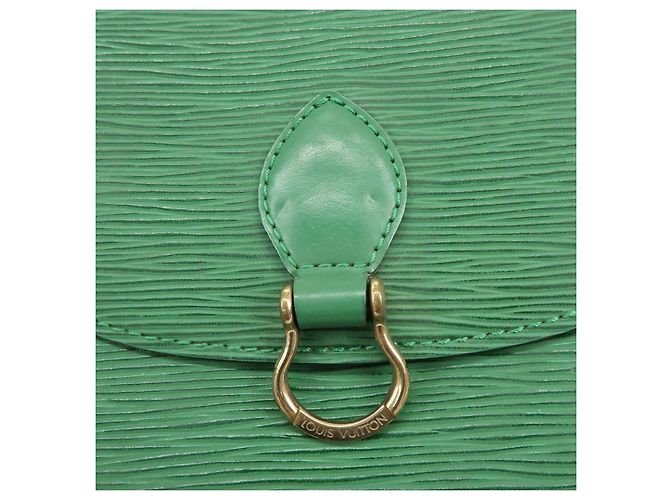 Saint-Cloud Borsa a tracolla Louis Vuitton Epi Mini Saint Cloud Borneo Green M52214 - vista 17