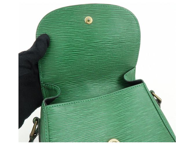 Saint-Cloud Borsa a tracolla Louis Vuitton Epi Mini Saint Cloud Borneo Green M52214 - vista 19