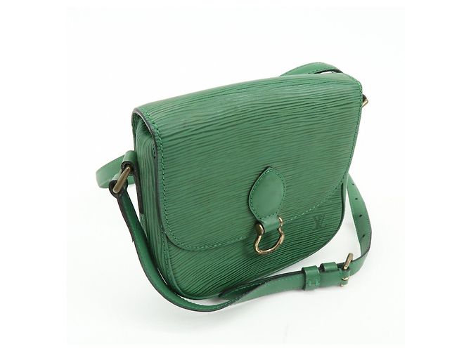 Saint-Cloud Borsa a tracolla Louis Vuitton Epi Mini Saint Cloud Borneo Green M52214 - vista 4