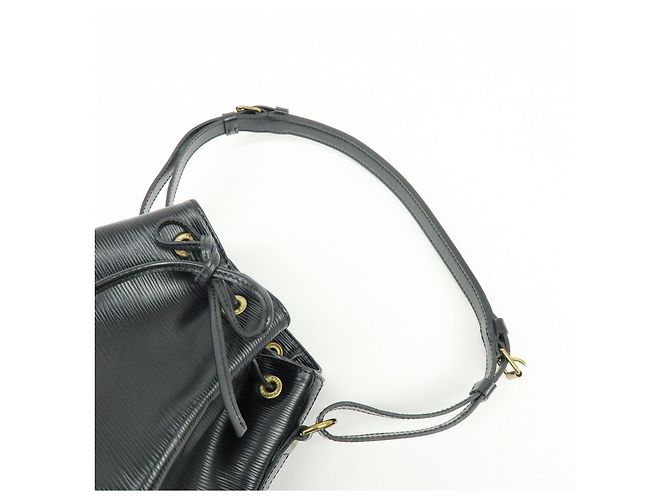 Borsa a tracolla Louis Vuitton Epi Petit Noe Noir Black M44102 - vista 6