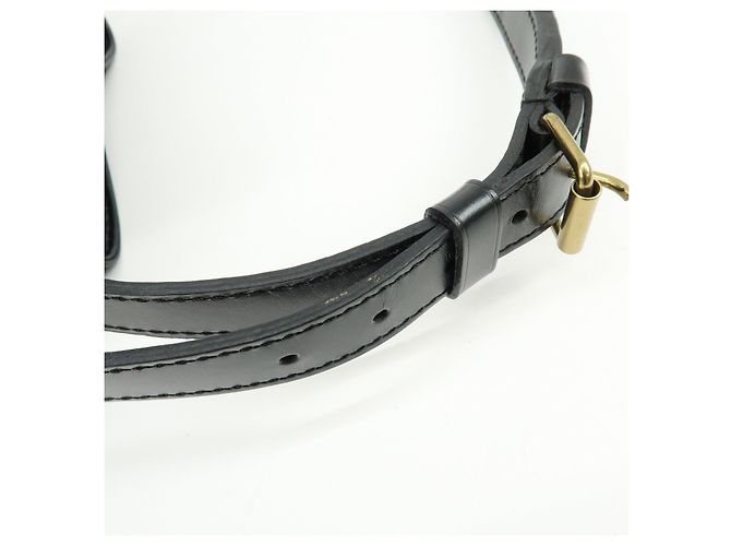 Borsa a tracolla Louis Vuitton Epi Petit Noe Noir Black M44102 - vista 7