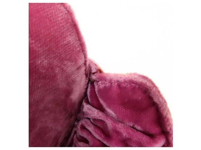 Bulgari BVLGARI BVLGARI Mini Clutch in Velluto Rosa - vista 19