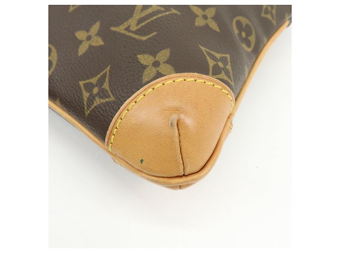 Borsa a mano e a tracolla Louis Vuitton Monogram Coussin GM Marrone M51141 - vista 12