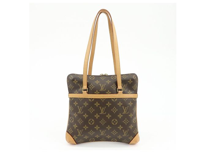 Borsa a mano e a tracolla Louis Vuitton Monogram Coussin GM Marrone M51141 - vista 2