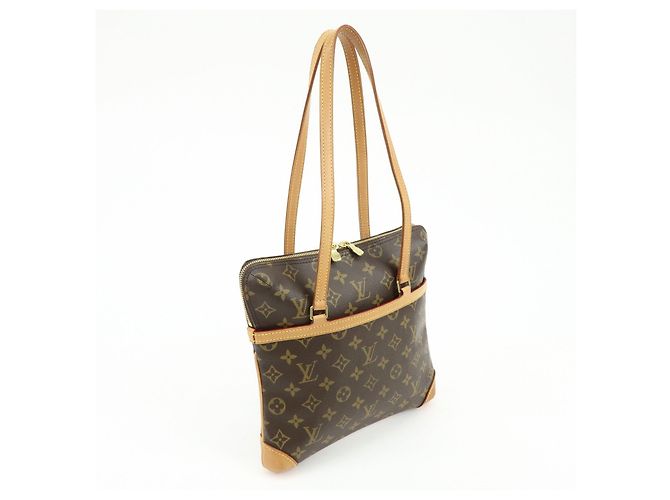 Borsa a mano e a tracolla Louis Vuitton Monogram Coussin GM Marrone M51141 - vista 4