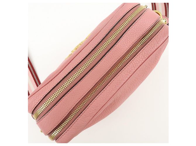 Borsa a spalla in pelle con logo PRADA Borsa a tracolla Borsa camera Rosa - vista 16
