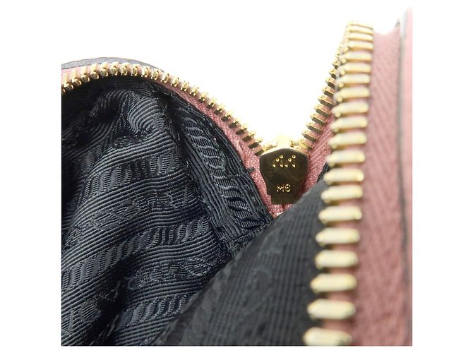 Borsa a spalla in pelle con logo PRADA Borsa a tracolla Borsa camera Rosa - vista 19