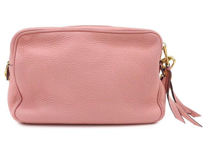 Borsa a spalla in pelle con logo PRADA Borsa a tracolla Borsa camera Rosa - vista 2