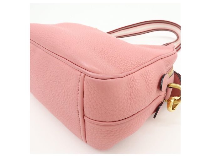 Borsa a spalla in pelle con logo PRADA Borsa a tracolla Borsa camera Rosa - vista 9
