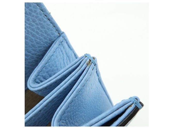 Borsa a tracolla in pelle con catena Interlocking G GUCCI Blu Chiaro 510304 - vista 19