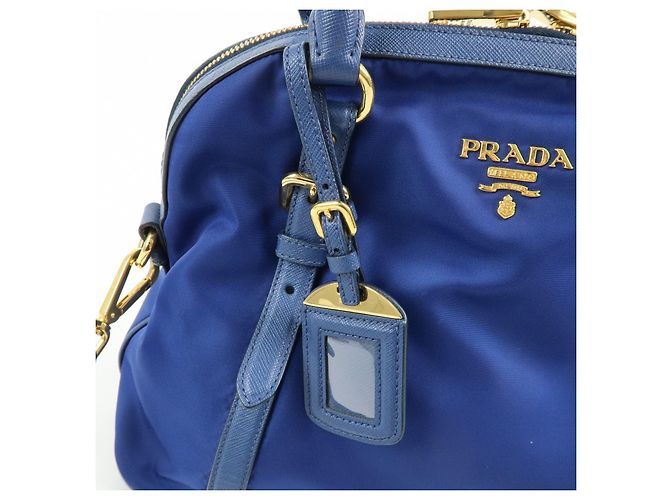 Borsa a mano e a tracolla 2Way PRADA in nylon Tessuto e pelle Saffiano 1BB013 - vista 18