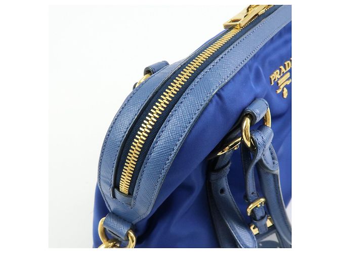 Borsa a mano e a tracolla 2Way PRADA in nylon Tessuto e pelle Saffiano 1BB013 - vista 19