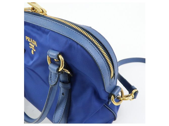 Borsa a mano e a tracolla 2Way PRADA in nylon Tessuto e pelle Saffiano 1BB013 - vista 20
