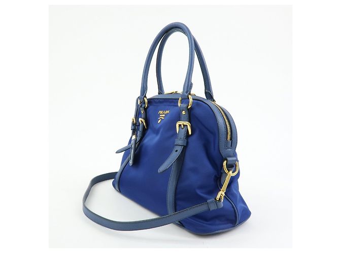 Borsa a mano e a tracolla 2Way PRADA in nylon Tessuto e pelle Saffiano 1BB013 - vista 3