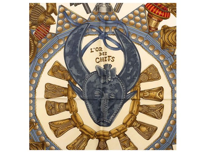 Hermès Foulard Hermes Carre 90 L'OR DES CHEFS - vista 2