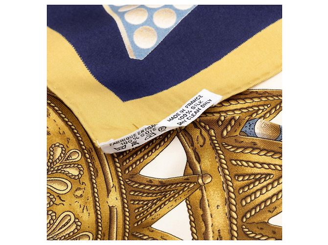 Hermès Foulard Hermes Carre 90 L'OR DES CHEFS - vista 5