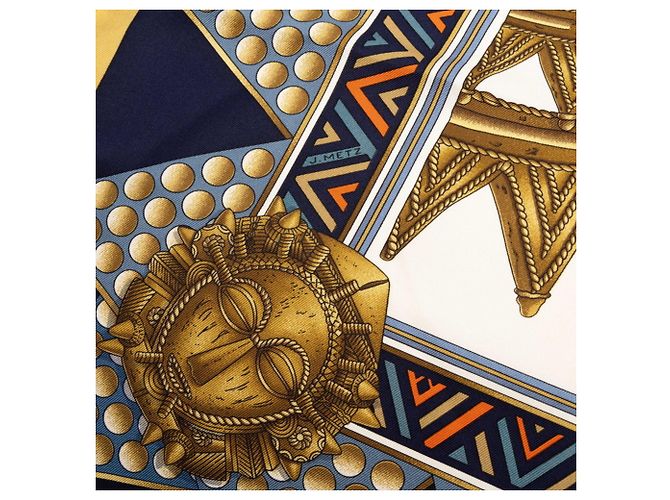 Hermès Foulard Hermes Carre 90 L'OR DES CHEFS - vista 6