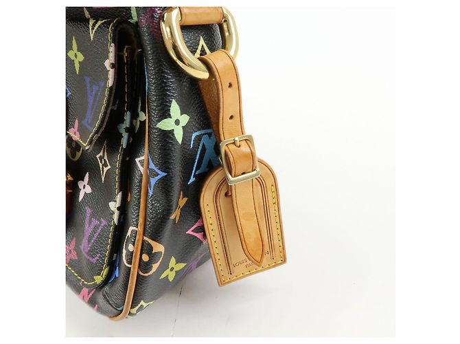 Louis Vuitton Monogram Multicolor Lodge GM Shoulder Bag Noir M40054 - vista 13