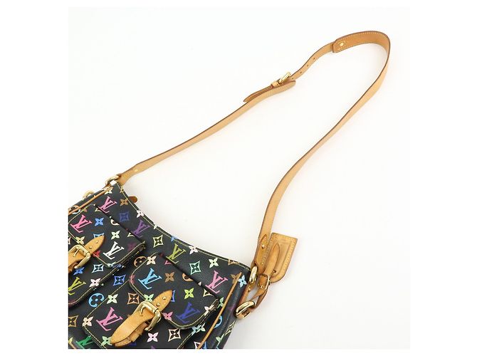 Louis Vuitton Monogram Multicolor Lodge GM Shoulder Bag Noir M40054 - vista 6