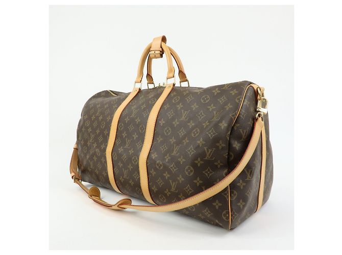 Louis Vuitton Monogram Keep All Bandouliere 55 Boston Bag M41414 - vista 3