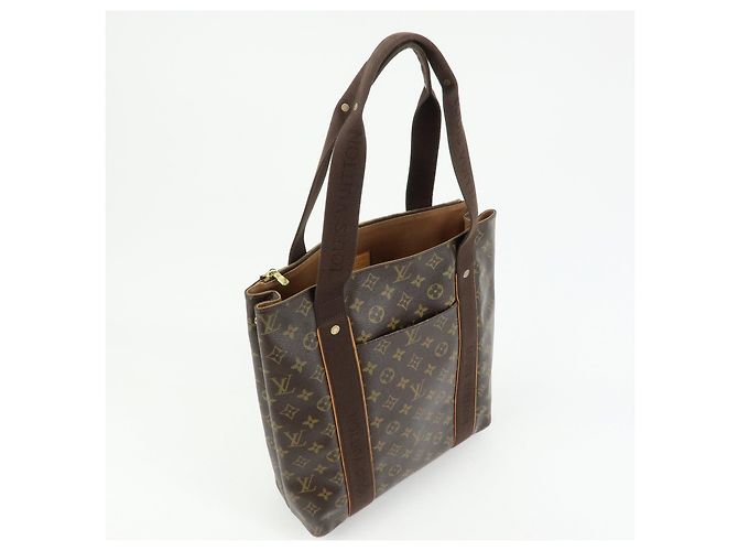 Borsa Tote Louis Vuitton Monogram Cabas Beaubourg Marrone M53013 - vista 4