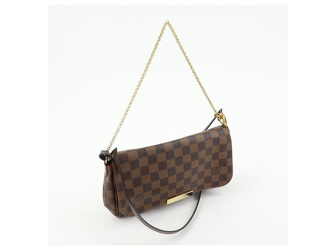 Louis Vuitton Damier Favorite MM 2Way Shoulder Bag Hand Bag N41129 - vista 4
