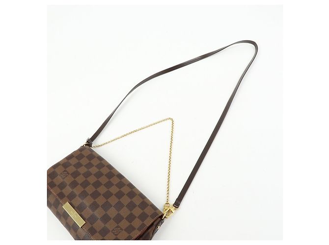 Louis Vuitton Damier Favorite MM 2Way Shoulder Bag Hand Bag N41129 - vista 6