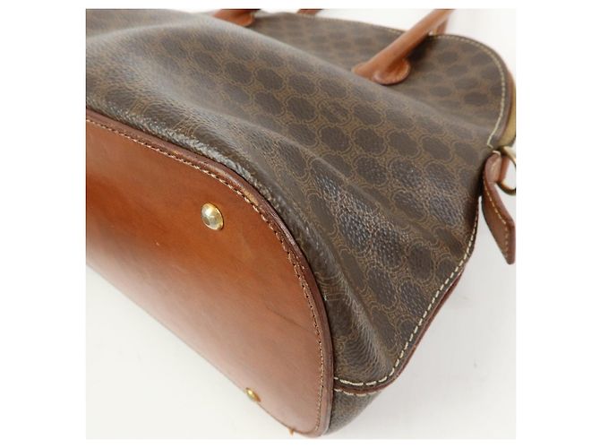 Céline Borsa 2Way CELINE Macadam PVC Leather Borsa a Mano Marrone - vista 12