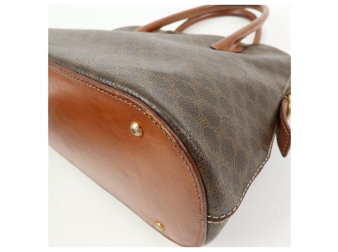 Céline Borsa 2Way CELINE Macadam PVC Leather Borsa a Mano Marrone - vista 14