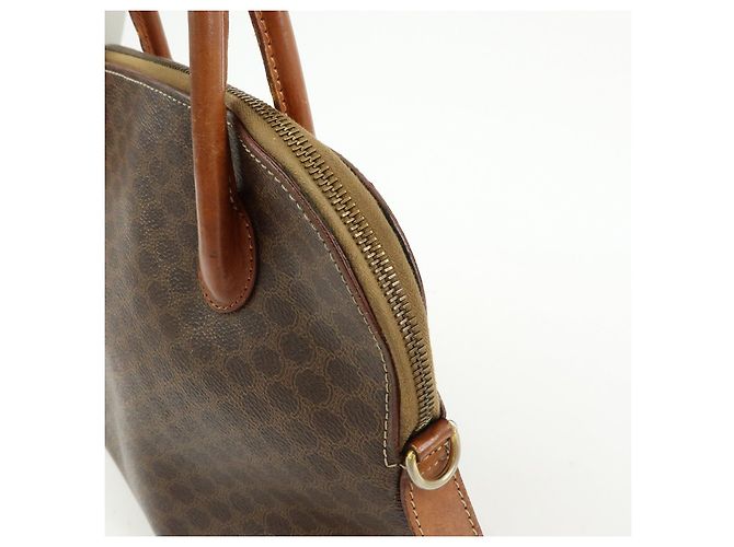 Céline Borsa 2Way CELINE Macadam PVC Leather Borsa a Mano Marrone - vista 15
