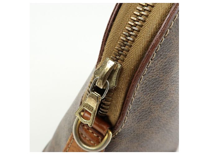 Céline Borsa 2Way CELINE Macadam PVC Leather Borsa a Mano Marrone - vista 17