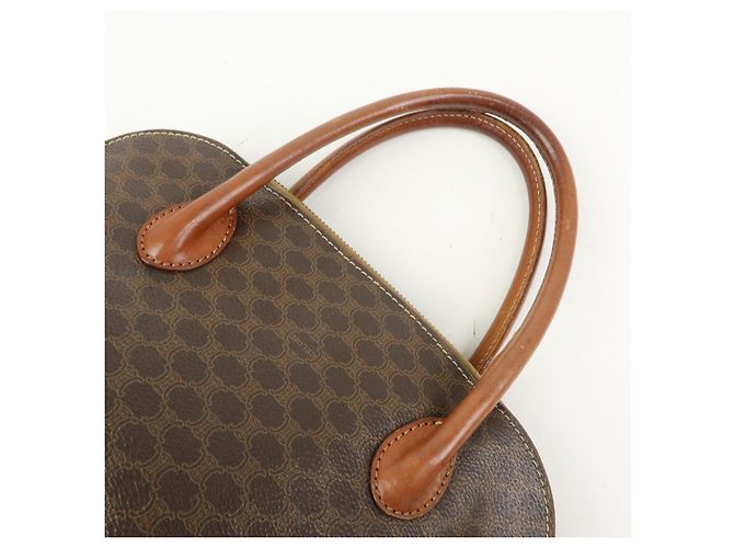 Céline Borsa 2Way CELINE Macadam PVC Leather Borsa a Mano Marrone - vista 6