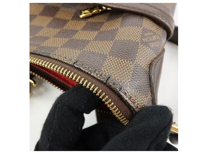 Borsa a tracolla e spalla Louis Vuitton Damier Bloomsbury GM N42250 - vista 18