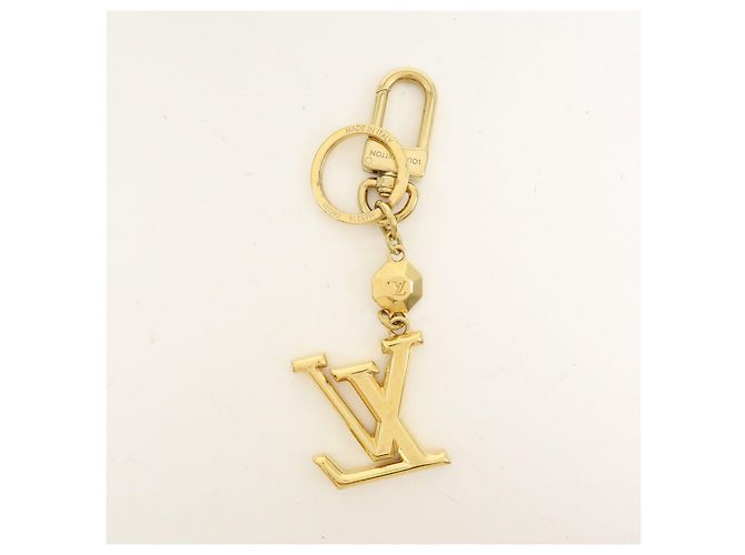 Louis Vuitton Porte Cles LV Facettes Bag Charm Key Chain Gold M65216 - vista 2