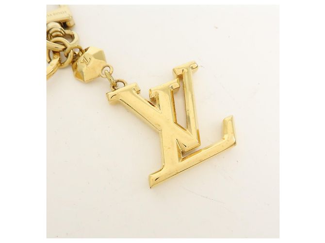Louis Vuitton Porte Cles LV Facettes Bag Charm Key Chain Gold M65216 - vista 5