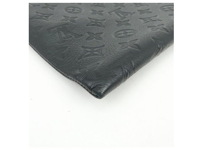 Louis Vuitton Monogram Shadow Leather Pochette To-Go Clutch Bag M81570 - vista 8